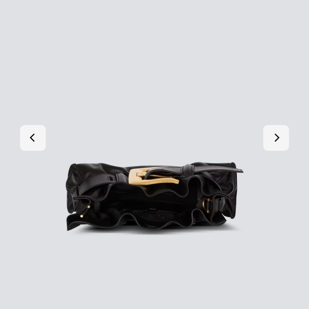 Balmain Black and Gold Shoulder Bag - Picture 5 of 17